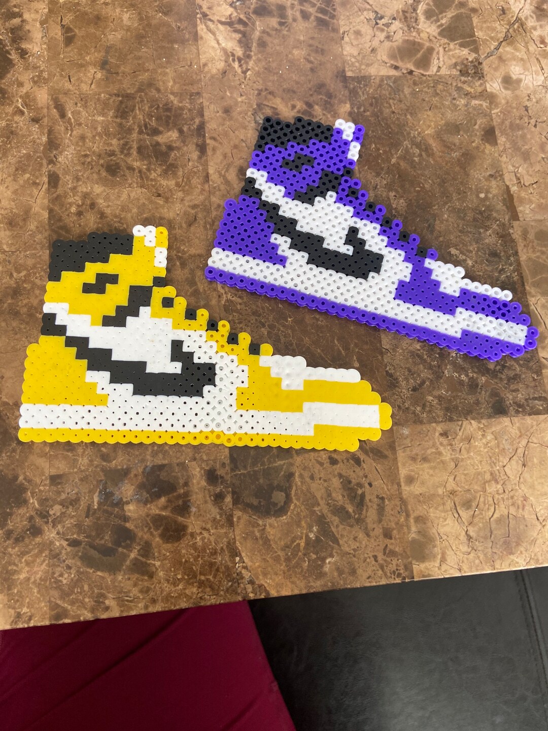 Custom Colored Air Jordan Perler Bead Pattern Etsy