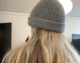 FREE Basic Beanie Pattern (English + Danish) Beginner-friendly, Digital pattern + Instant download