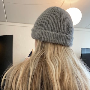 FREE Basic Beanie Pattern (English + Danish) Beginner-friendly, Digital pattern + Instant download