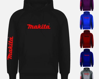 Neue Erwachsene Herren Arbeitskleidung Makita Powertools Fleece Pullover Hoodie S-XXL