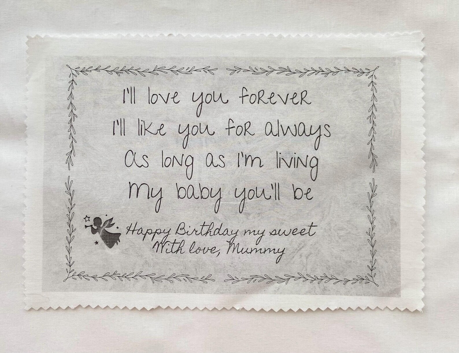 Custom Quilt Label Template PDF: Personalized Handmade Quilt Tag