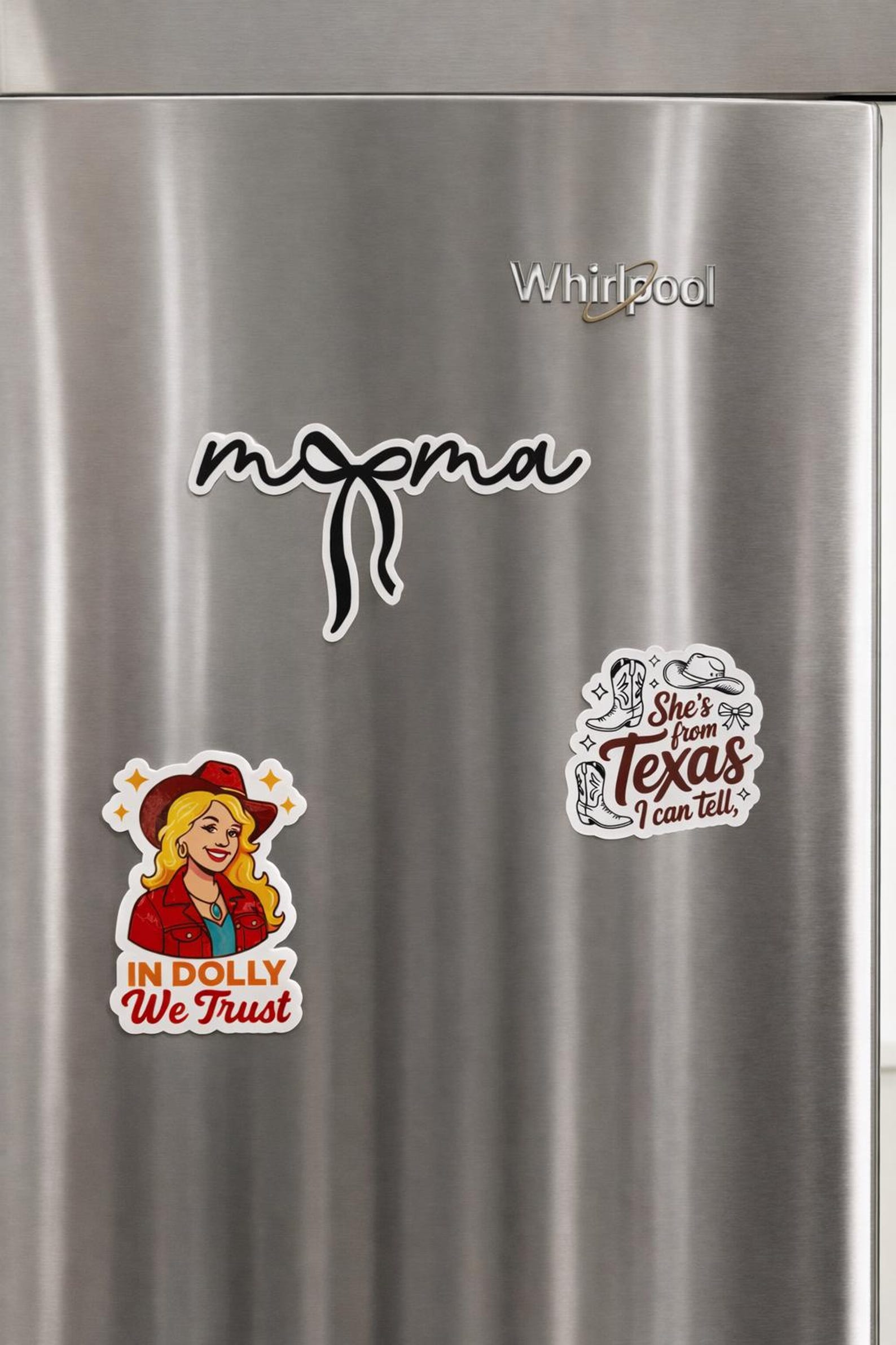 She’s From Texas I Can Tell Vinyl Sticker, Fridge Magnet, Magnetic ...