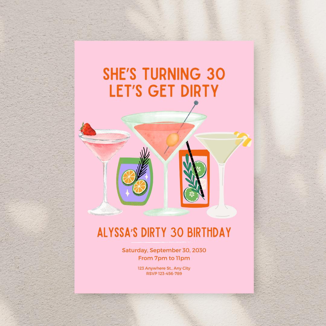 Dirty 30 Birthday, Fun Party Ideas, Milestone Celebration, Turning