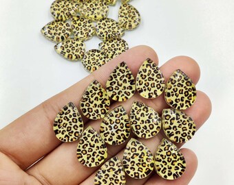Cheetah  Picture Doublet Lot  |Cabochon | Gemstone | Cab | Polished Stone