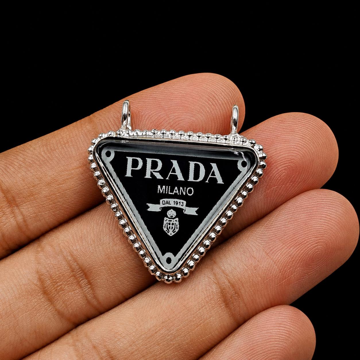 Prada necklace triangle - Etsy 日本