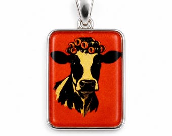 Fun Picture Doublets Pendant Sterling Silver Pendant For Jewelry