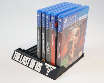 The Last of Us Spielehalter für PS5 und PS4 3D Druck/Platz für 10 PS5 und PS4 Spiele/ Farbvariation möglich!