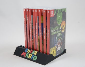 Super Mario Spielehalter für Nintendo Switch 3D Druck/Platz für 10 Nintendo Switch Spiele/ Farbvariation möglich!