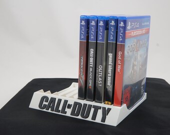 Call of Duty Spielehalter für Playstation 5 und Playstation 4 3D Druck/Platz für 10 PS5 und PS4 Spiele/ Farbvariation möglich!