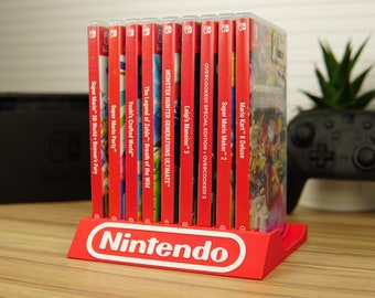Nintendo Spielehalter für Nintendo Switch 3D Druck/Platz für 10 Nintendo Switch Spiele/ Farbvariation möglich!