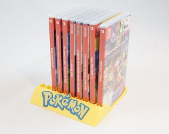 Pokemon Spielehalter für Nintendo Switch 3D Druck/Platz für 10 Nintendo Switch Spiele/ Farbvariation möglich!