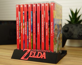 The Legend of Zelda Spielehalter für Nintendo Switch 3D Druck/Platz für 10 Nintendo Switch Spiele/ Farbvariation möglich!