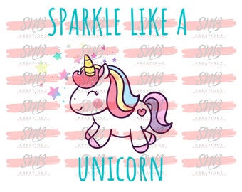 Sparkle like a unicorn