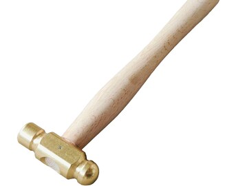 4oz Brass Ball Peen Hammer: Jewelry & Watch Making Tool
