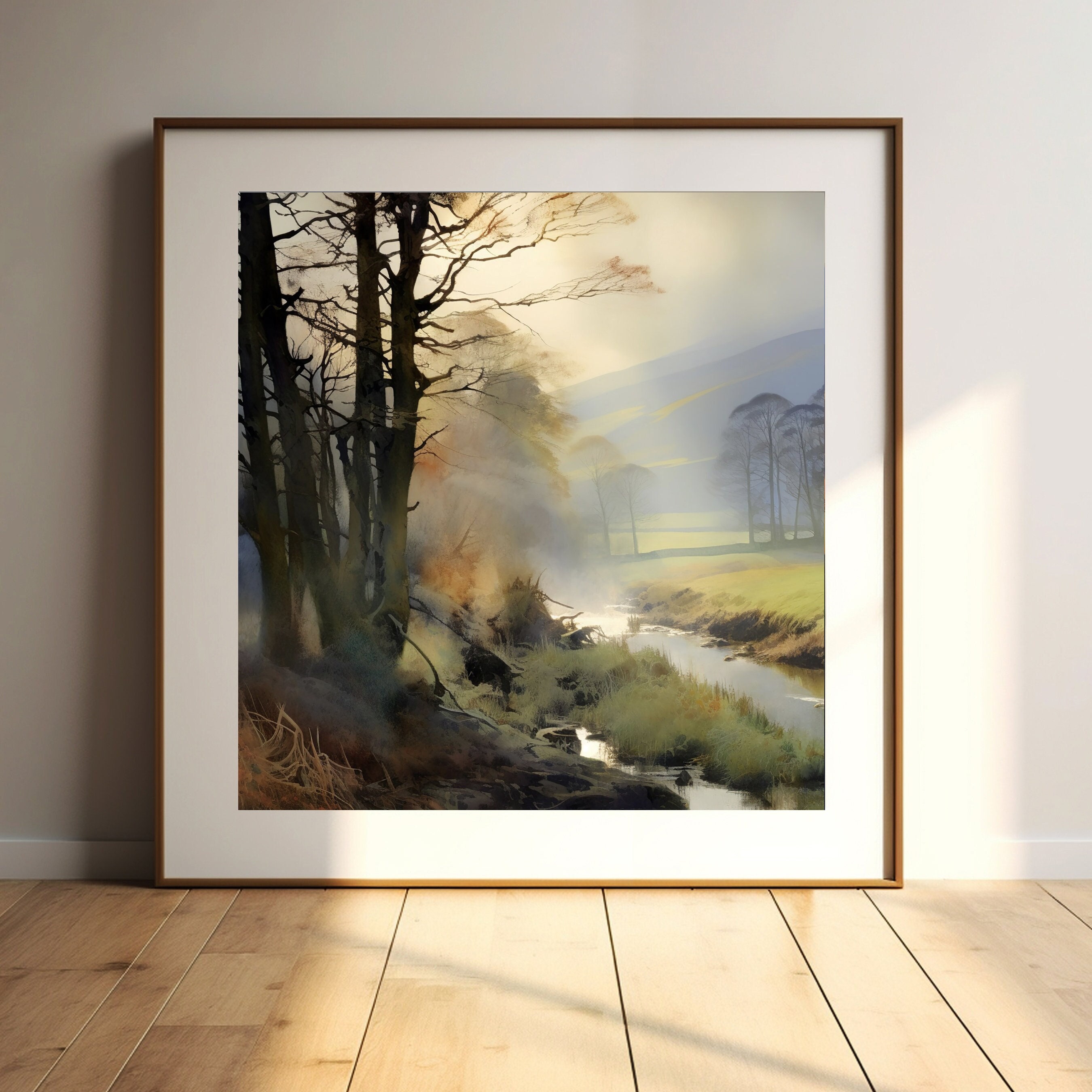 Lake District Watercolour Print Lake District Ullswater Landscape lake-district-watercolour-print-lake-district-ullswater-landscape