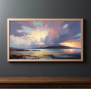 Oil Paintings of Ireland, Donegal Landscape Giclée Print, Art Prints Donegal Ireland, Irish Landscape Prints, Abstract Oil Paintings Print
