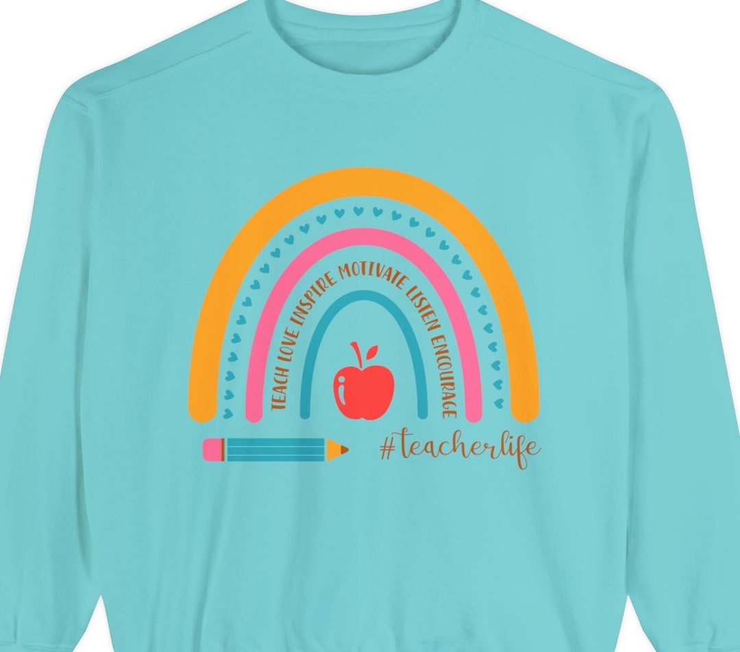 Teacher Appreciation Crewneck Sweatshirt Teacher Gift Etsy