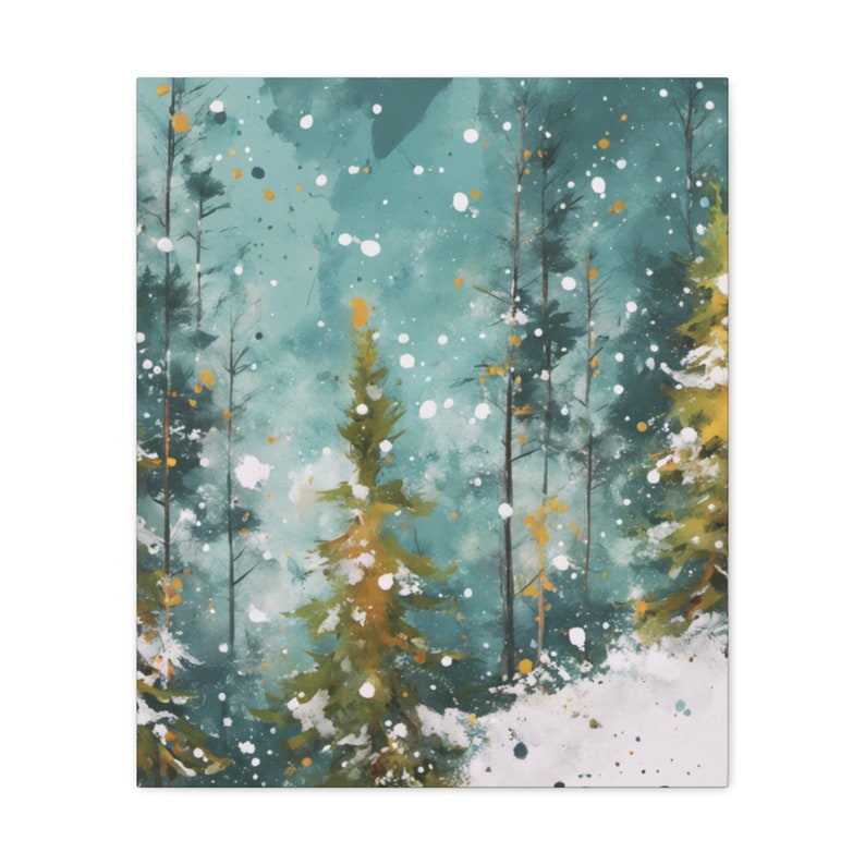 Winter Landscape Canvas Art, Winter Art, Winter Canvas Art, Winter