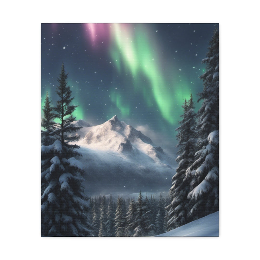 Winter Landscape Canvas Art, Winter Art, Winter Canvas Art, Winter