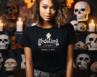 Ghosting Season Graphic Tee, Halloween Shirt