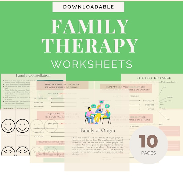 Family of Origin Worksheets Etsy Family of Origin Worksheets Etsy