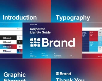 Editable Brand Guidelines Template: PPT, Canva, Figma (Instant Download)