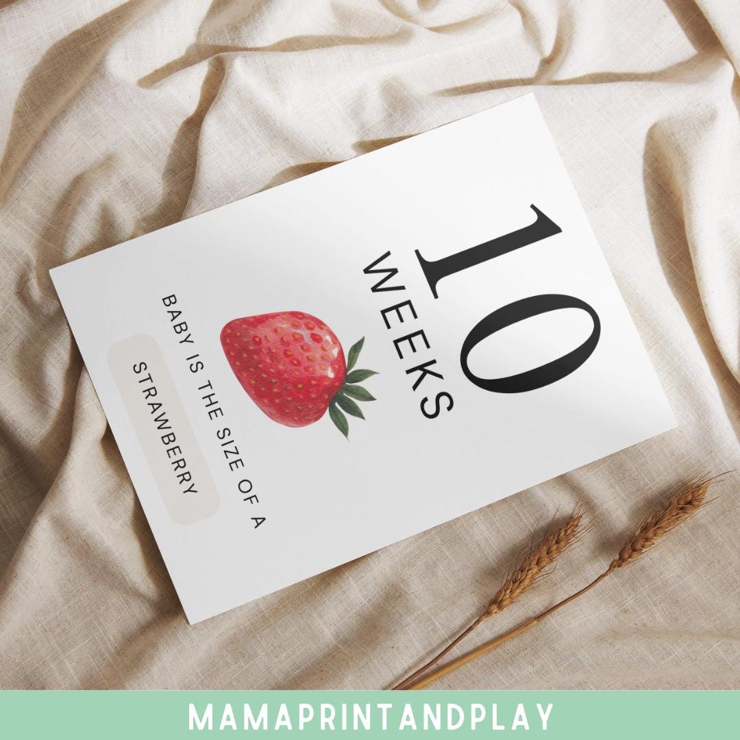 Pregnancy Milestone Cards Editable Printable | Week by Week Bump Cards ...