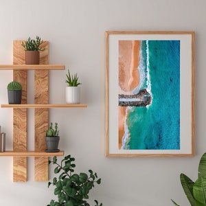 City Beach | Wall Art | Perth | Western Australia | Ocean | Seaside | Aerial Photography | Coast | Poster | Decor