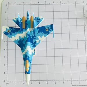Sukhoi SU-27 3D Printed Jet Fighter Model (Used by Ukraine)