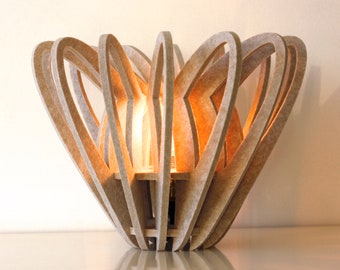 Lampe de table en forme de fleur | feutre PET durable | Minimaliste moderne scandinave