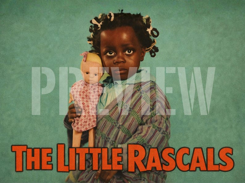 The Little Rascals Retro Poster - Digital Art B - High Quality 40x30 ...