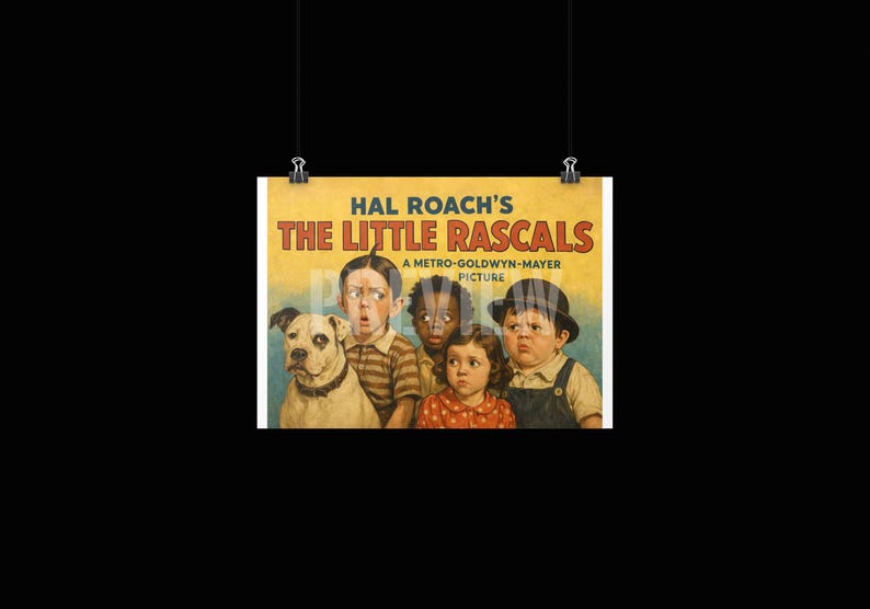 The Little Rascals Retro Poster - Digital Art A - High Quality 40x30 ...