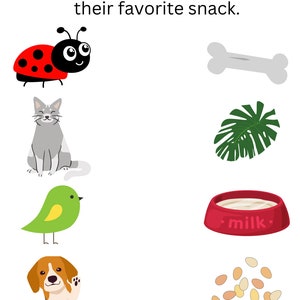 Printable Animals Worksheets Pdf Zoo Animals Matching Game - Etsy Printable Animals Worksheets Pdf Zoo Animals Matching Game - Etsy