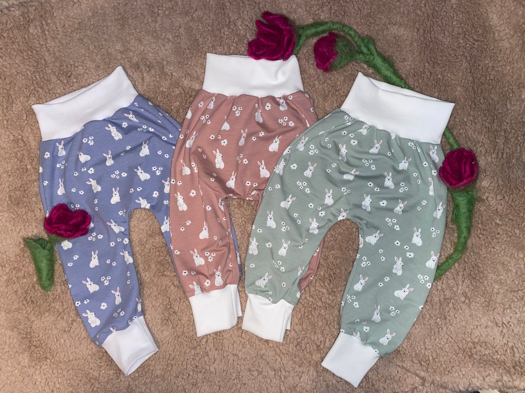 Sweet Easter Bloomers With a Rabbit Motif Etsy Australia