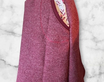 Walkrock Wollrock Damen mit Taschen