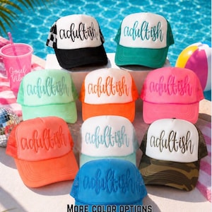 Adult-ish Foam Trucker Hat – Funny Statement Cap