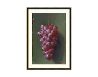 フルーツ2 印象派の静物画 様々なフルーツの油絵 デジタルダウンロード