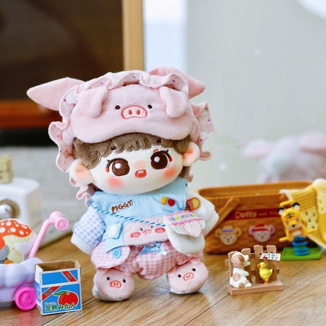 Kawaii Pink 15/20cm Cotton Doll Suits Cute Plush Doll Clothes - Etsy