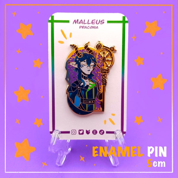 Malleus Draconia Enamel Pin