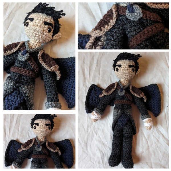 PDF CROCHET PATTERN - A Court of Thorns and Roses - Azriel/Shadowsinger