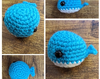 PDF Crochet Pattern - Mini Whale