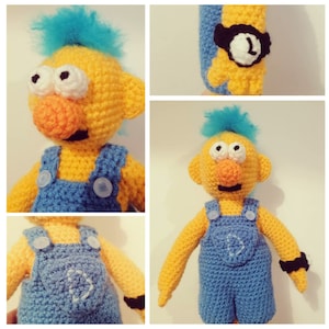 Yellow Guy Crochet Pattern PDF- Don&#39;t Hug Me I&#39;m Scared