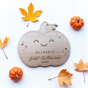 My First Halloween Sign | Babies first Halloween | Halloween Photo Prop | Social Media  Halloween Keepsake