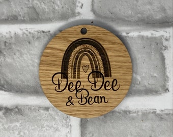 Company Logo Christmas Decoration | Solid Oak | Wyre Designs