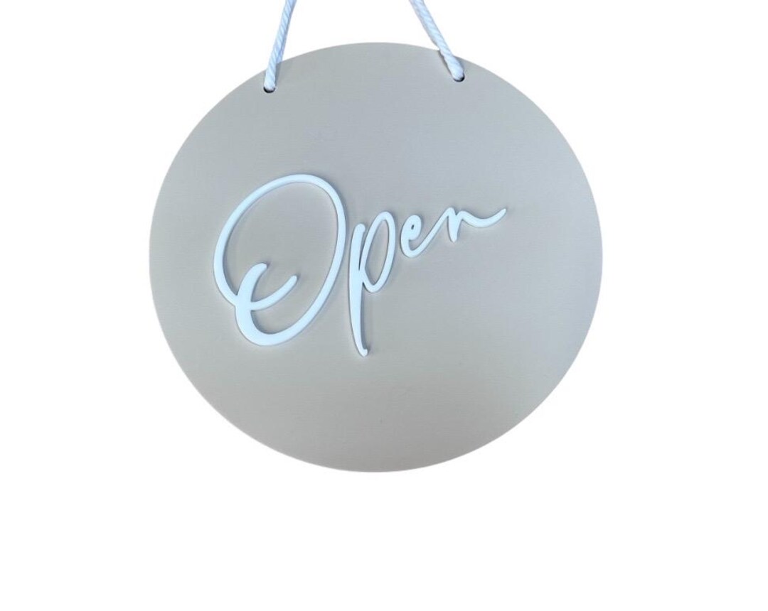 Acrylic Open Closed Sign | Shop Decor, Business Sign - Etsy