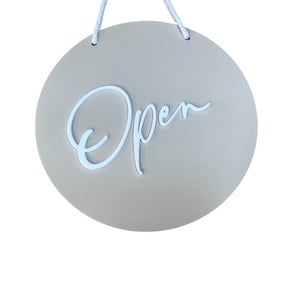 Acrylic Open Closed Sign | Shop Decor, Business Sign
