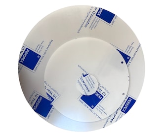 Perspex Cast Acrylic Disc up to 60cm Diameter with or without holes | Black Clear White Acrylic Disc | Acrylic Blanks