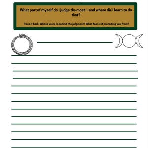 111 shadow work prompts, extra journal pages, pdf digital download