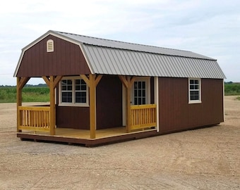 Tiny Home Floor Plan: 14 x 40 Deluxe Lofted Barn (1bd / 1bth)- FLOOR PLAN ONLY- Not a blueprint