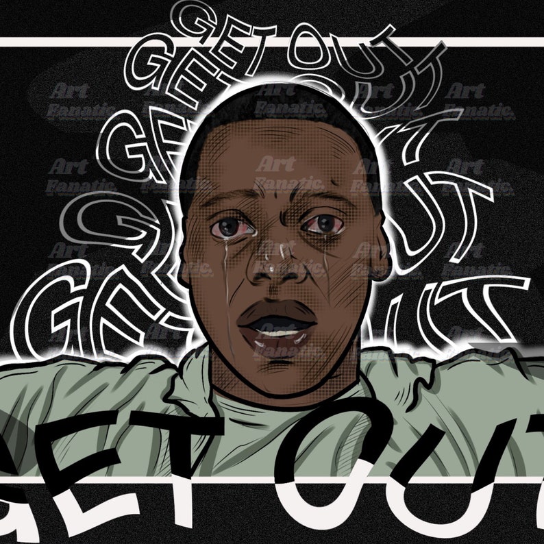 Get Out Movie Poster Digital Download Wall Art Gift Idea Etsy